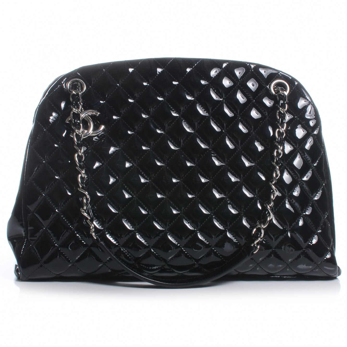 Patent Quilted Large Just Mademoiselle Black