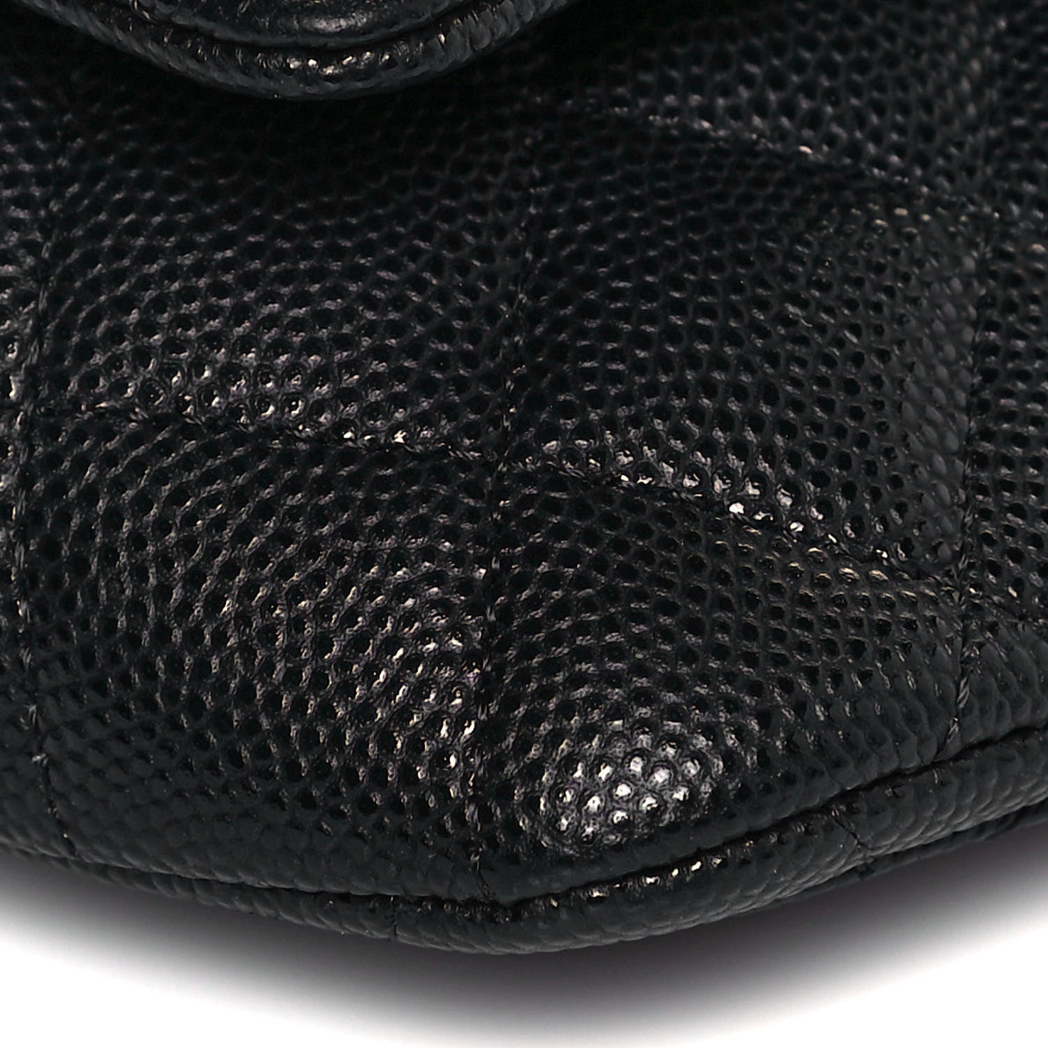 Chanel Caviar Quilted Glasses Case With Chain Black 10 of 14
