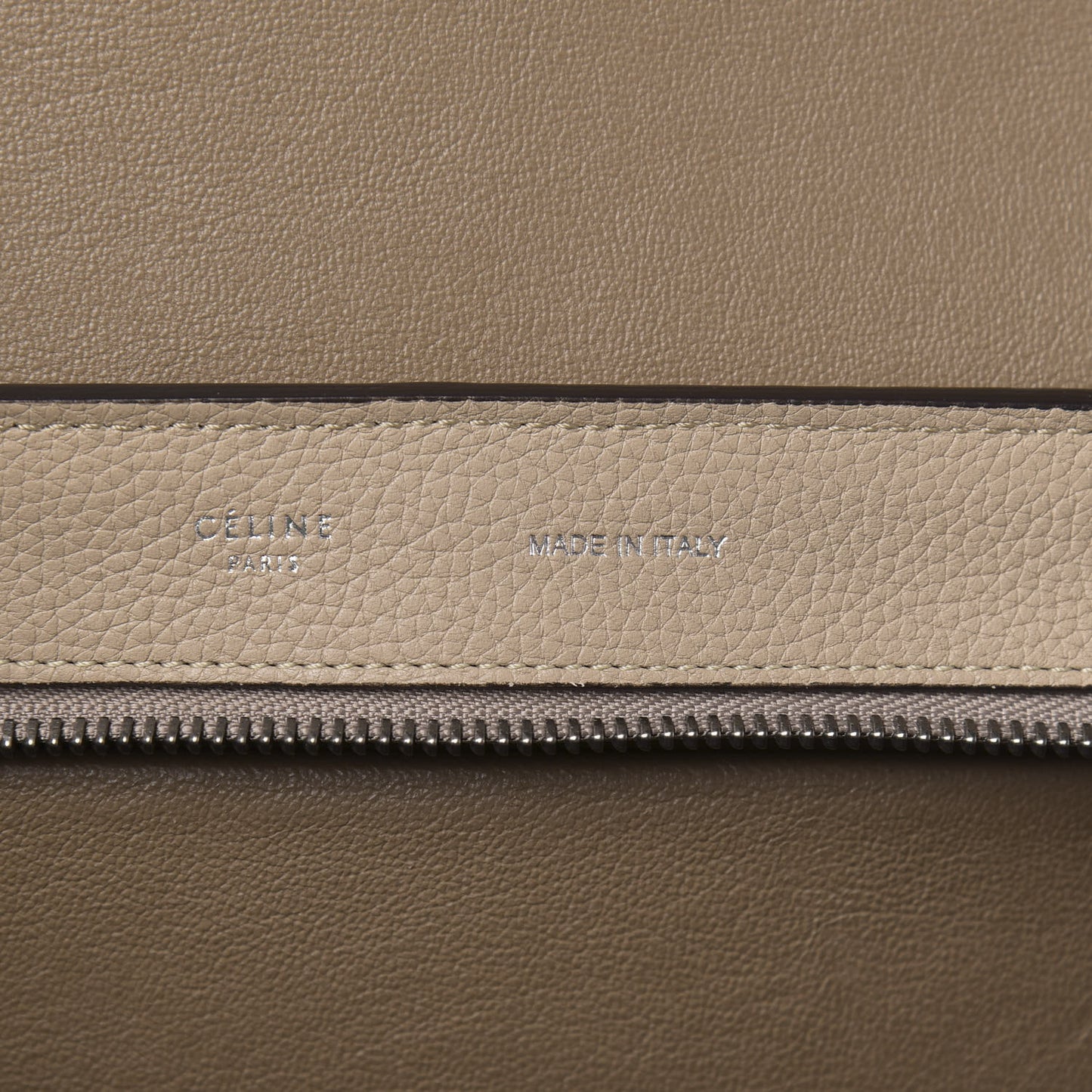 Drummed Calfskin Suede Medium Trapeze Dune