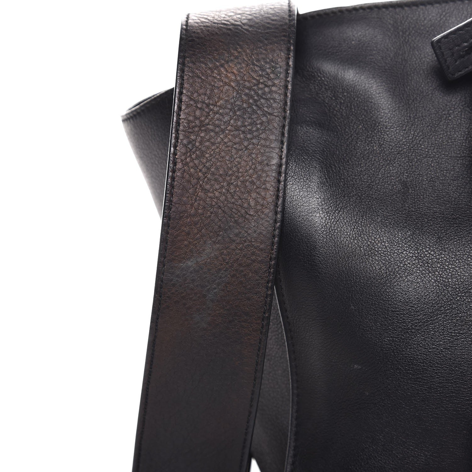 Saint Laurent Calfskin Small Monogram Downtown Cabas Black 15 of 15