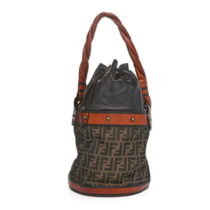 Fendi Zucca Small Palazzo Bucket Bag Tobacco 1 of 10