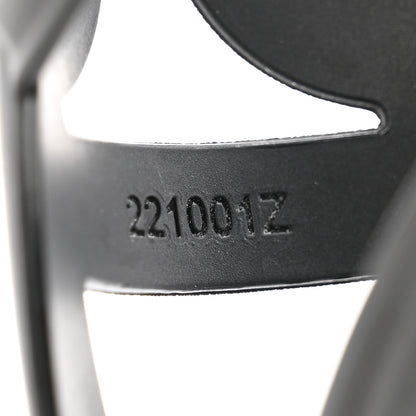 Hermes Rubber Womens Egerie Sandals 40 Black 8 of 11