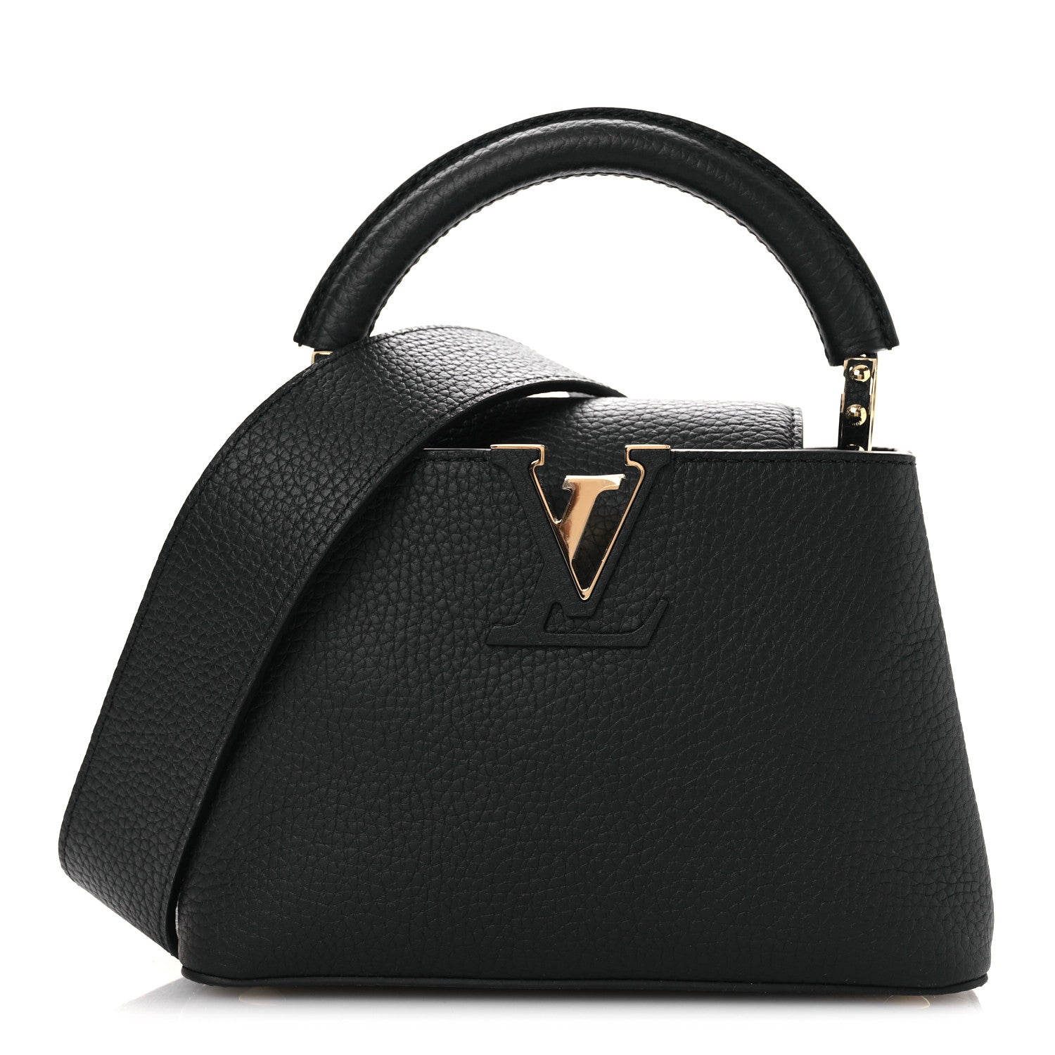 Louis Vuitton Taurillon Mini Capucines Black 1 of 11