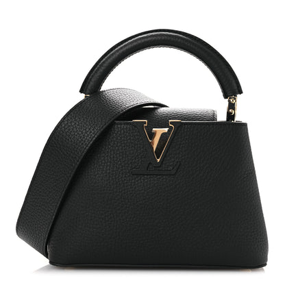 Louis Vuitton Taurillon Mini Capucines Black 1 of 11