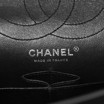 Chanel Aged Calfskin Chevron Quilted 2.55 Reissue 226 So Black 6 of 10