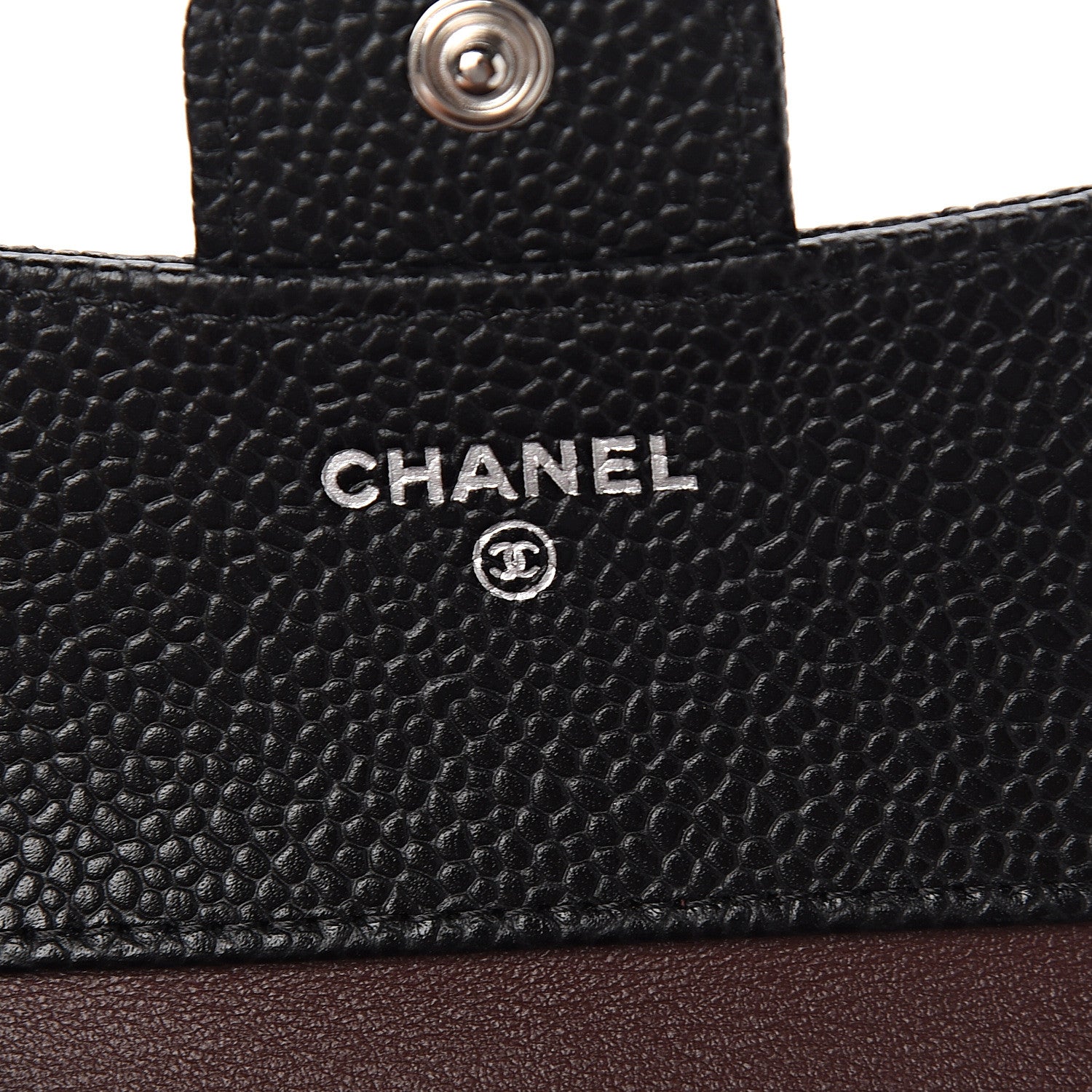 Chanel Caviar Quilted Compact Flap Wallet Black 5 of 7