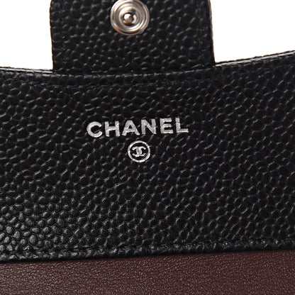 Chanel Caviar Quilted Compact Flap Wallet Black 5 of 7
