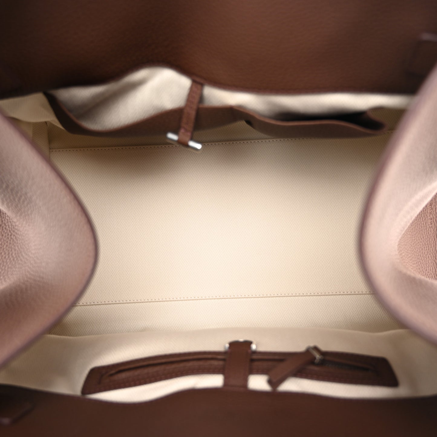 Matte Grained Calfskin Soft Margaux 15 Dark Mocha