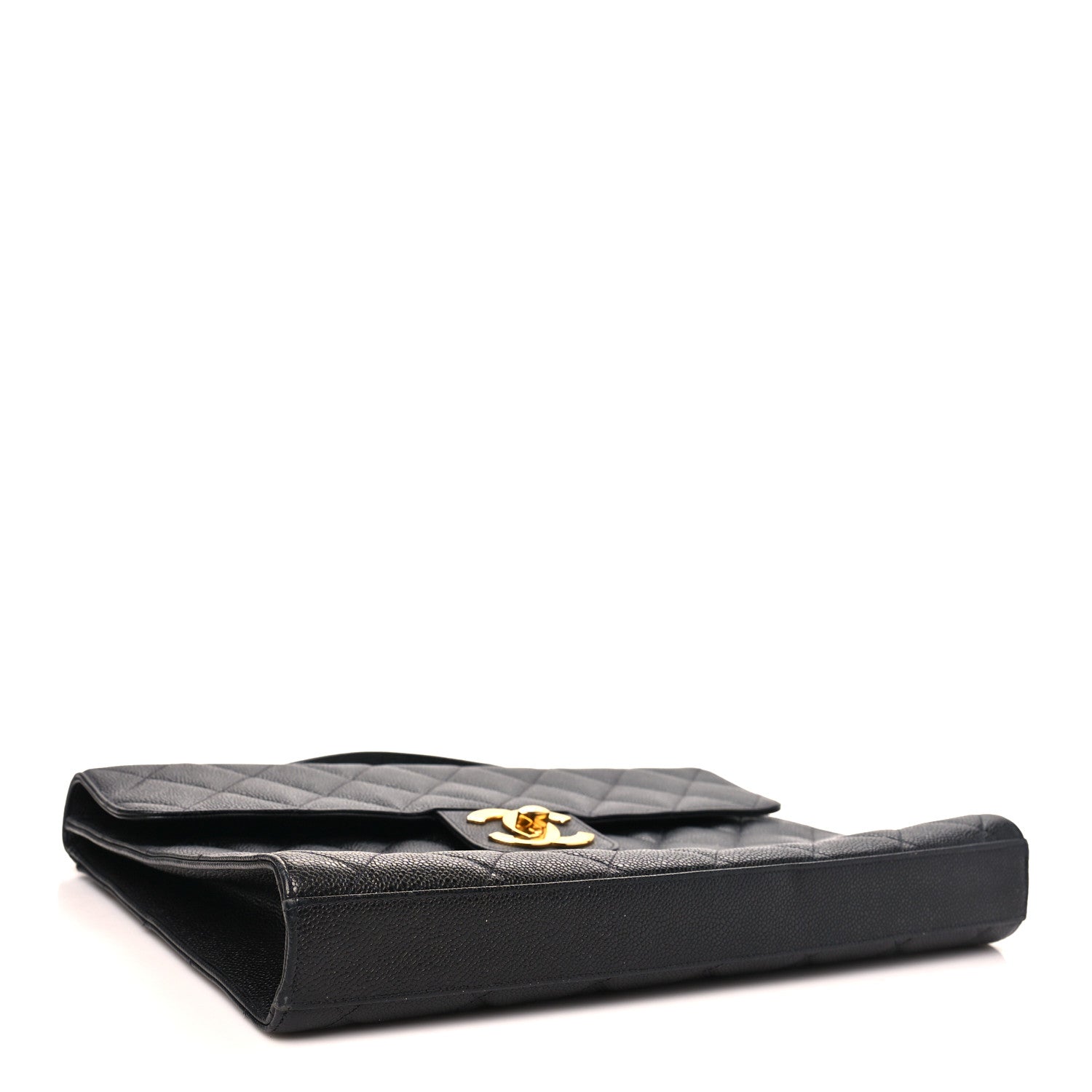 Chanel Caviar Quilted Briefcase Laptop Bag Black 4 of 12