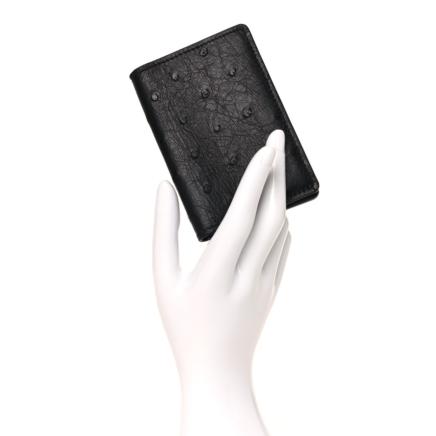Louis Vuitton Ostrich Pocket Organizer Black 2 of 7