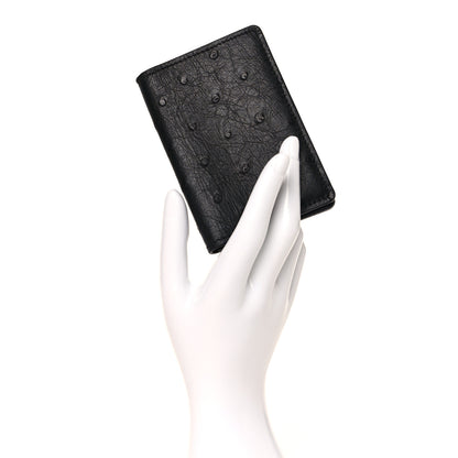 Louis Vuitton Ostrich Pocket Organizer Black 2 of 7