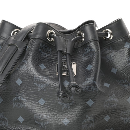 MCM Visetos Essential Drawstring Bucket Bag Black 11 of 14