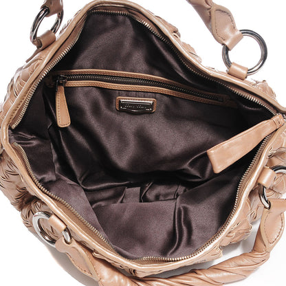 Miu Miu Woven Leather Hobo 9 of 9
