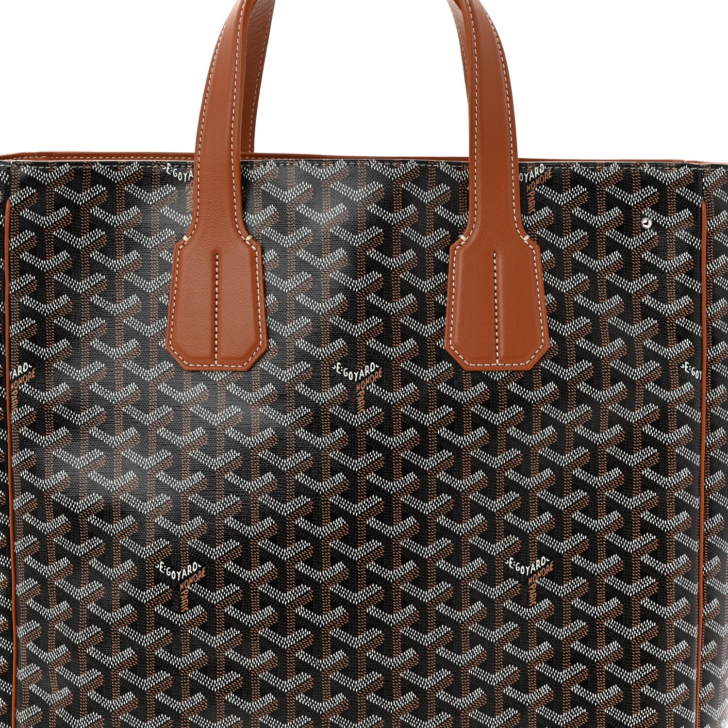Goyard Goyardine Voltaire III Tote Black Gold 8 of 10