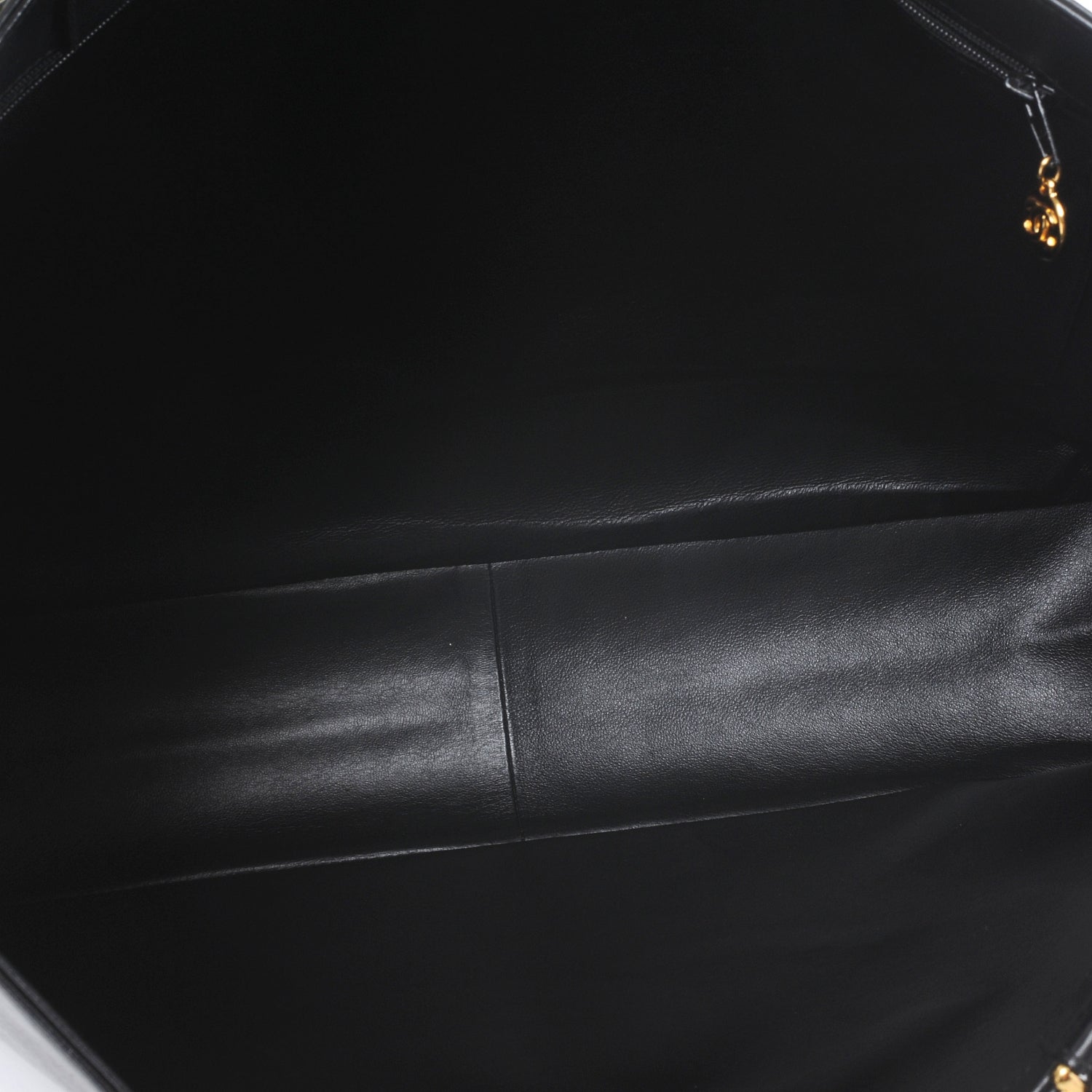 Chanel Lambskin Jumbo Shoulder Bag Black 5 of 7