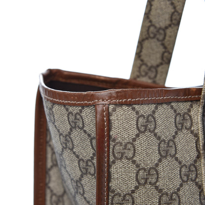 Gucci GG Plus Monogram Small Signature Web Loop Vertical Tote Light Brown 11 of 16