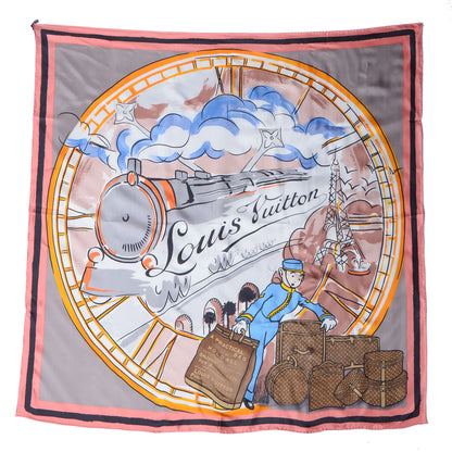 Louis Vuitton Silk Groom Square Scarf Rose Poudre 2 of 5