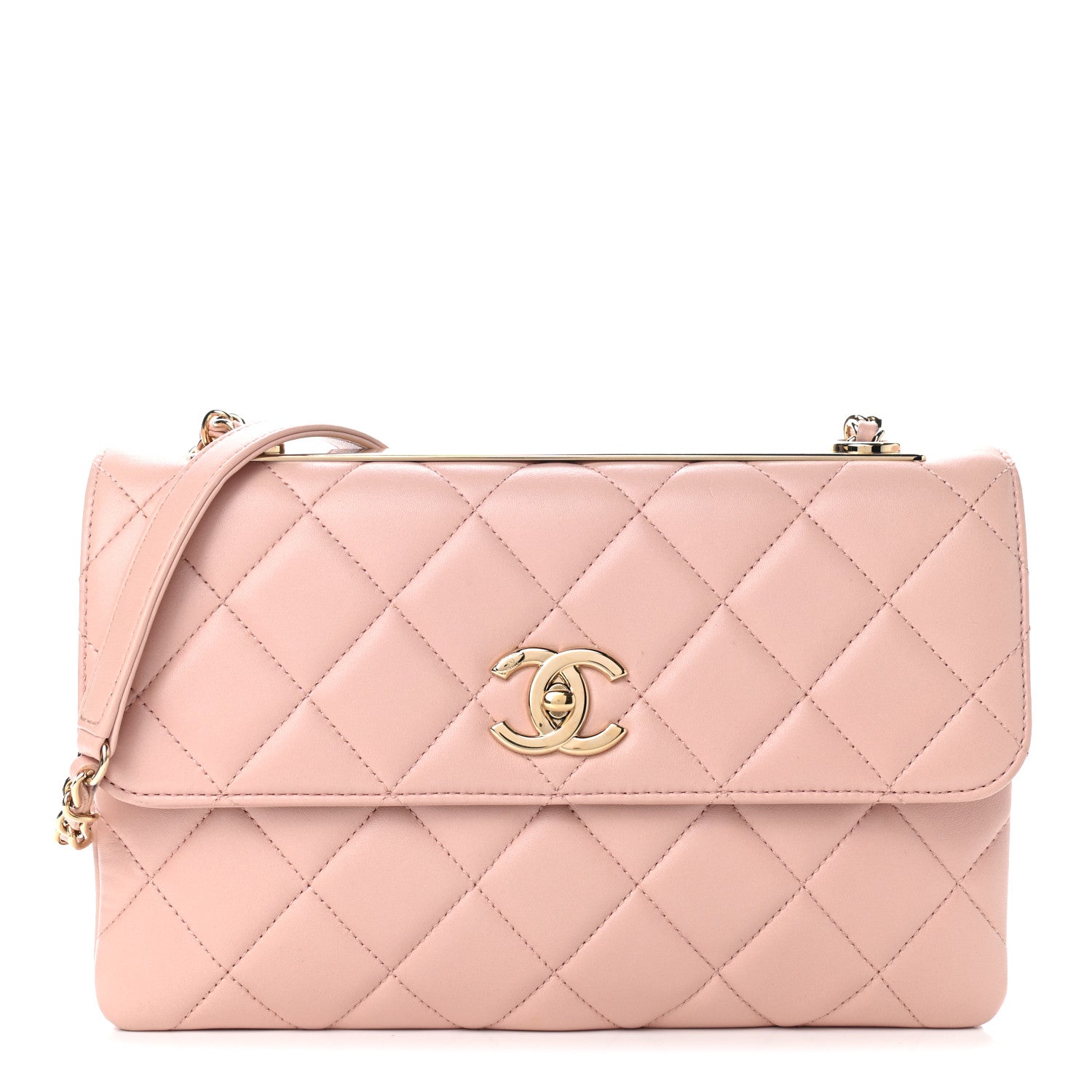 Chanel Lambskin Quilted Medium Trendy CC Flap Pink 1 of 10