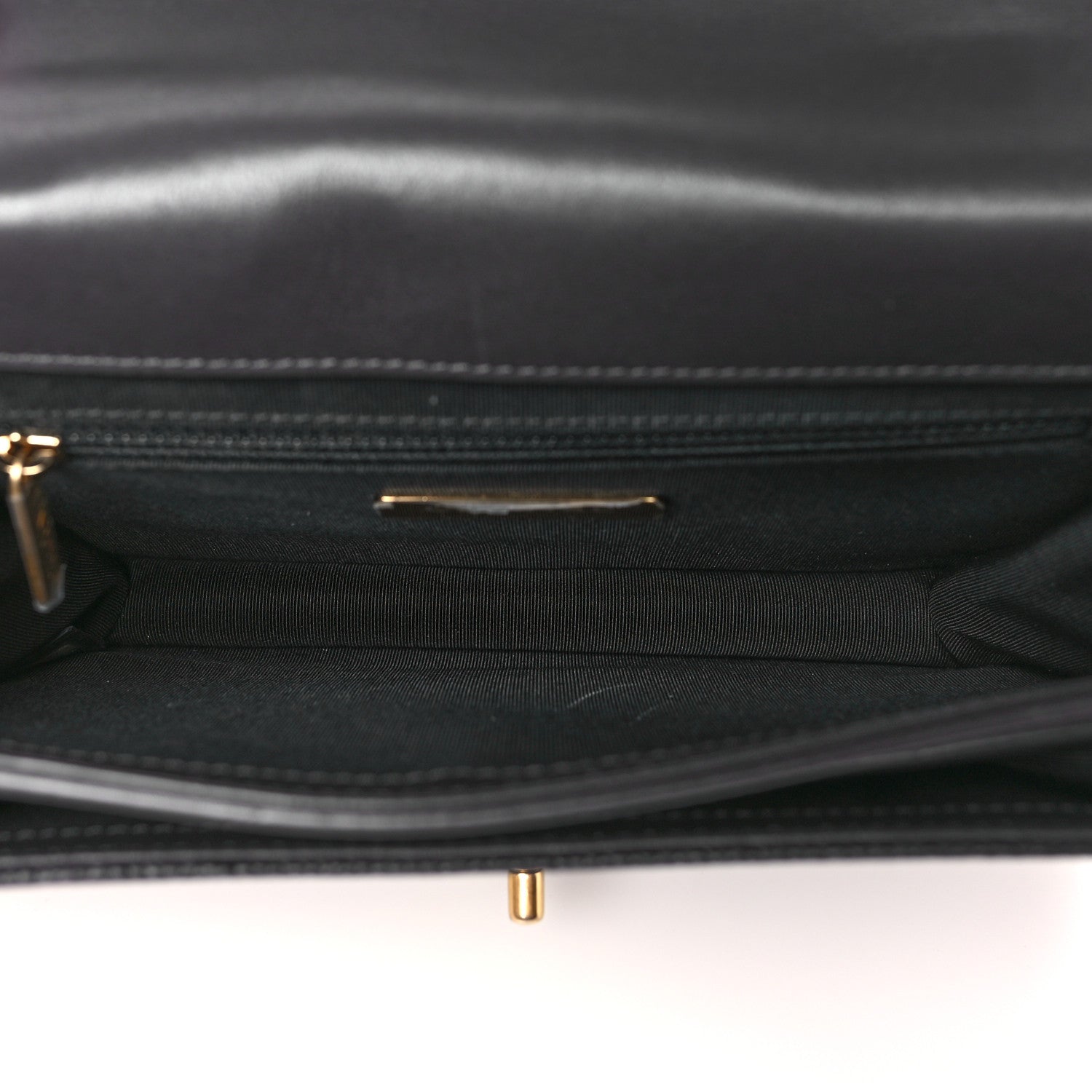 Chanel Calfskin Caviar Quilted Chain Handle Flap Black 5 of 10
