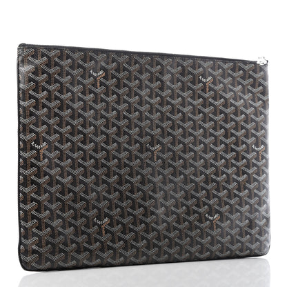 Goyard Goyardine Senat Pochette GM Black 3 of 8