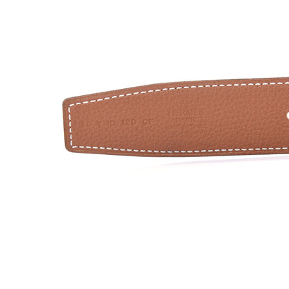 Hermes Box Togo 32mm H Belt 95 Black Gold 5 of 6