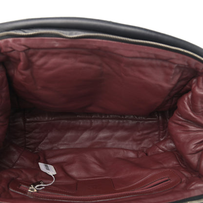 Chanel Nylon Quilted Coco Cocoon Medium Reversible Tote Black Red 4 of 17