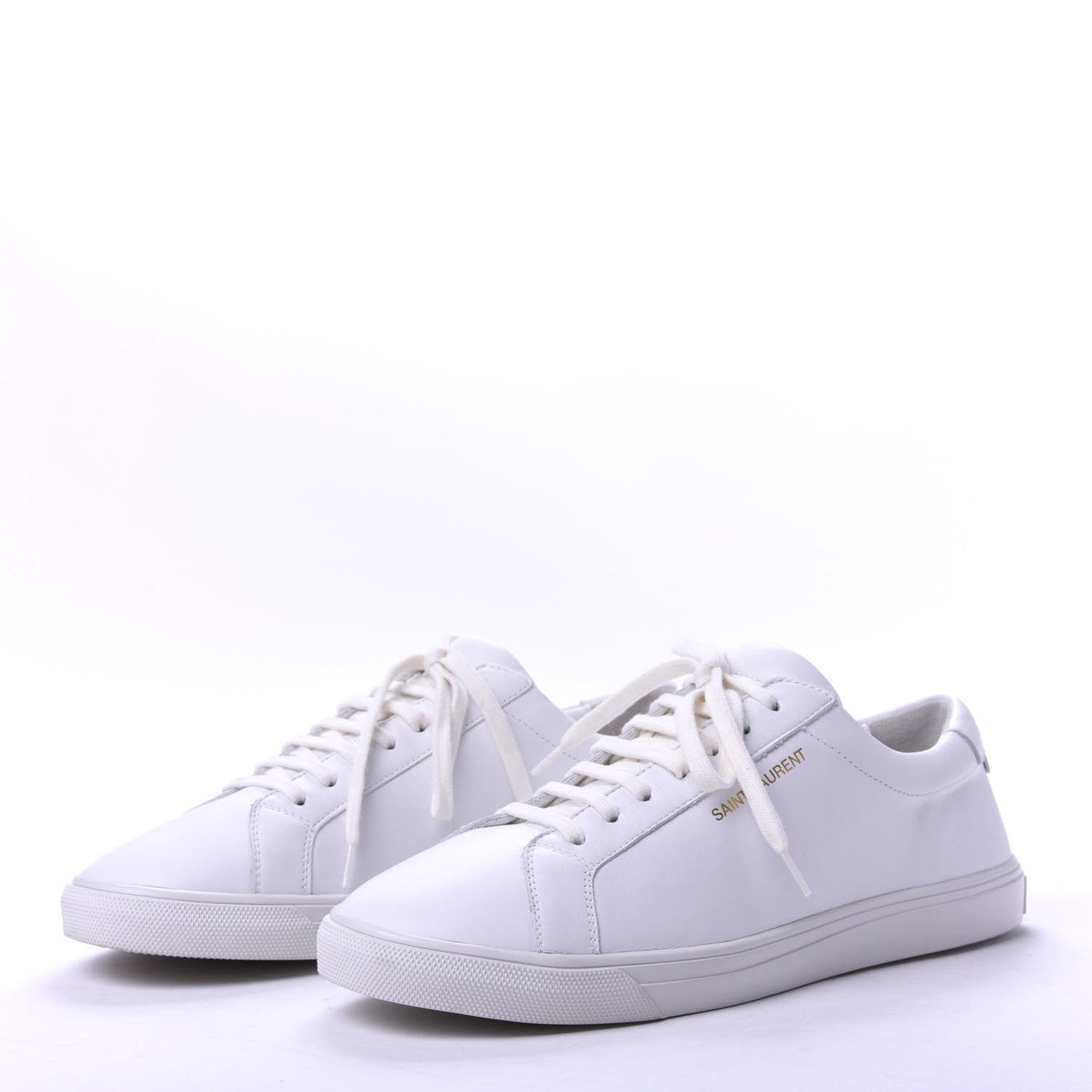 Calfskin Andy Low Top Sneakers 39 Blanc Optique