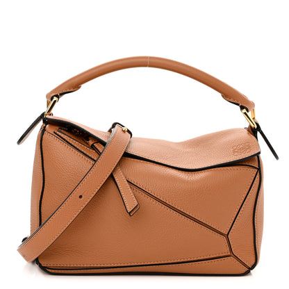 Loewe Soft Grained Calfskin Small Puzzle Bag Light Caramel 1 of 9