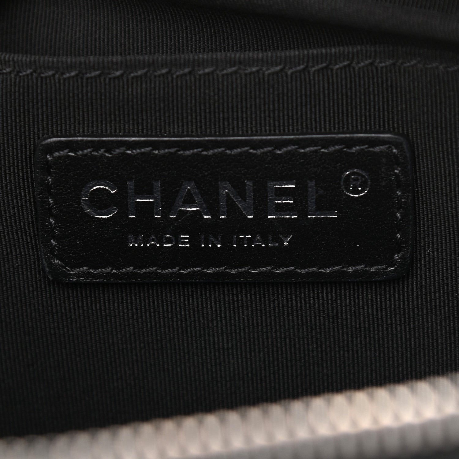 Chanel Calfskin Quilted Waist Bag Black 6 of 10