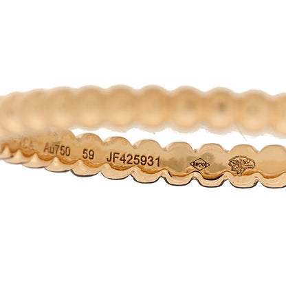 Van Cleef & Arpels 18K Rose Gold Small Perlee Ring 59 8.75 4 of 4