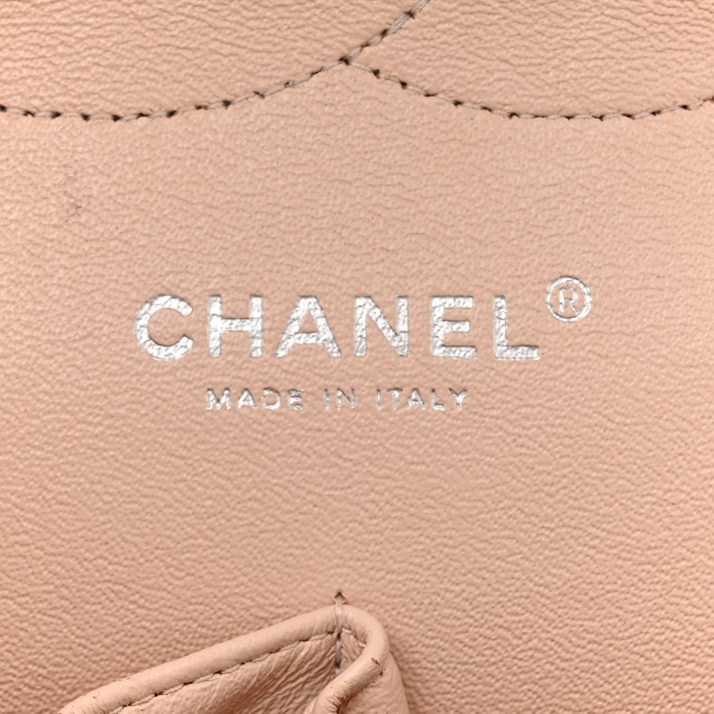Caviar Quilted Jumbo Double Flap Light Pink