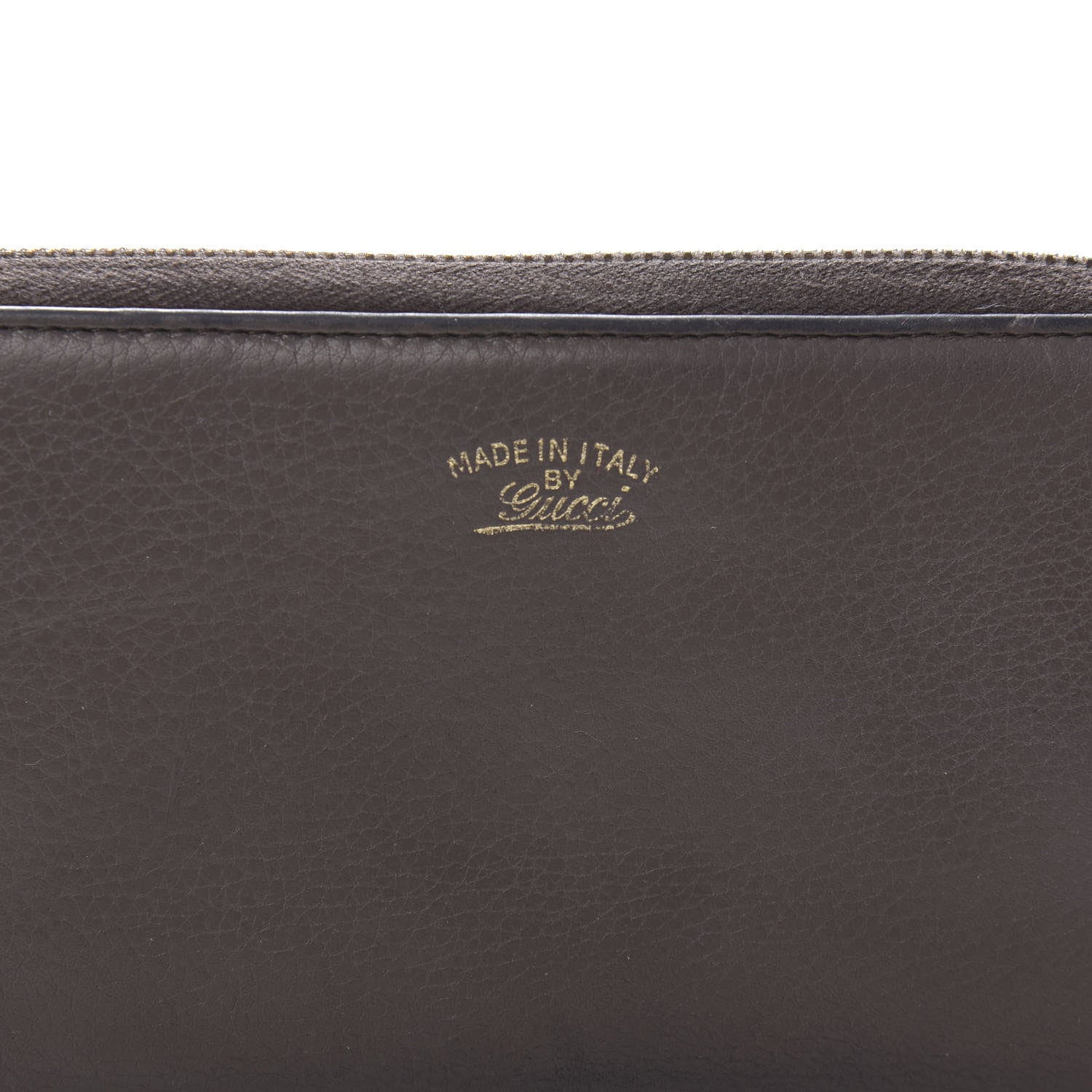 Gucci Dollar Calfskin Bamboo Tassel Zip Around Wallet Grey Field 9 of 10