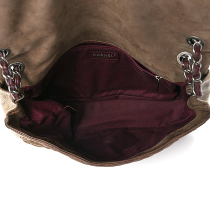 Chanel Iridescent Calfskin In The Mix Jumbo Flap Khaki 5 of 12
