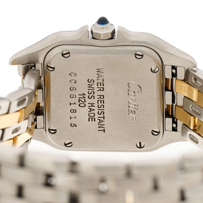 Cartier Stainless Steel 18K Yellow Gold 22mm Panthere Quartz Watch 4 of 4