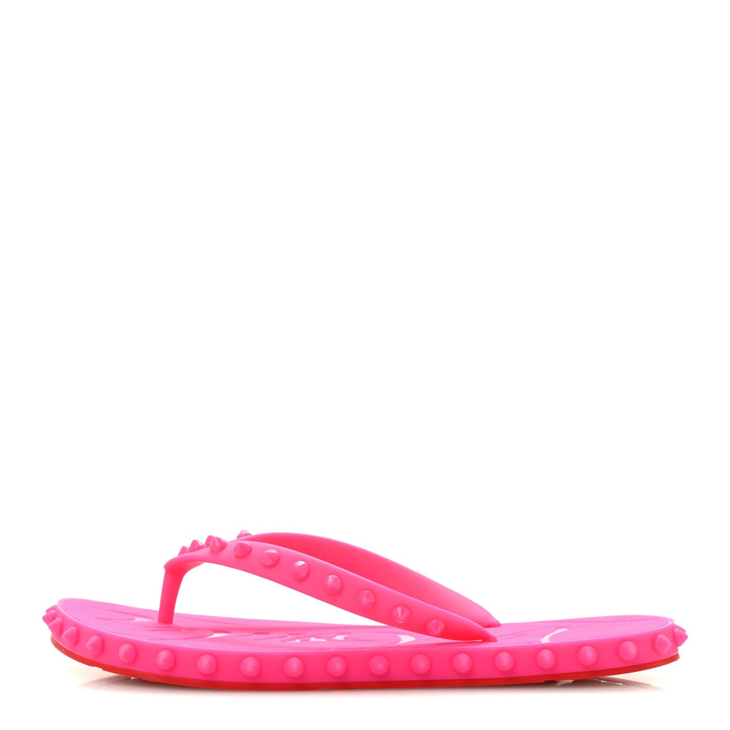 Rubber Spike Loubi Donna Flip Flop 37 Pink