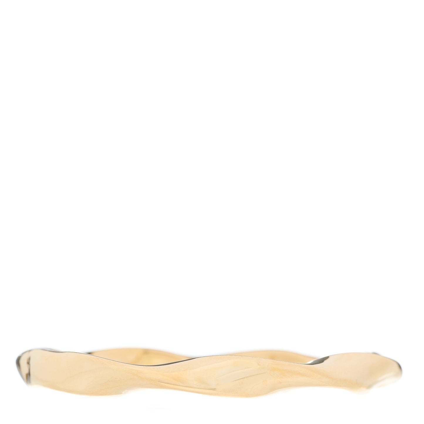 18K Yellow Gold Twisted Bangle Bracelet