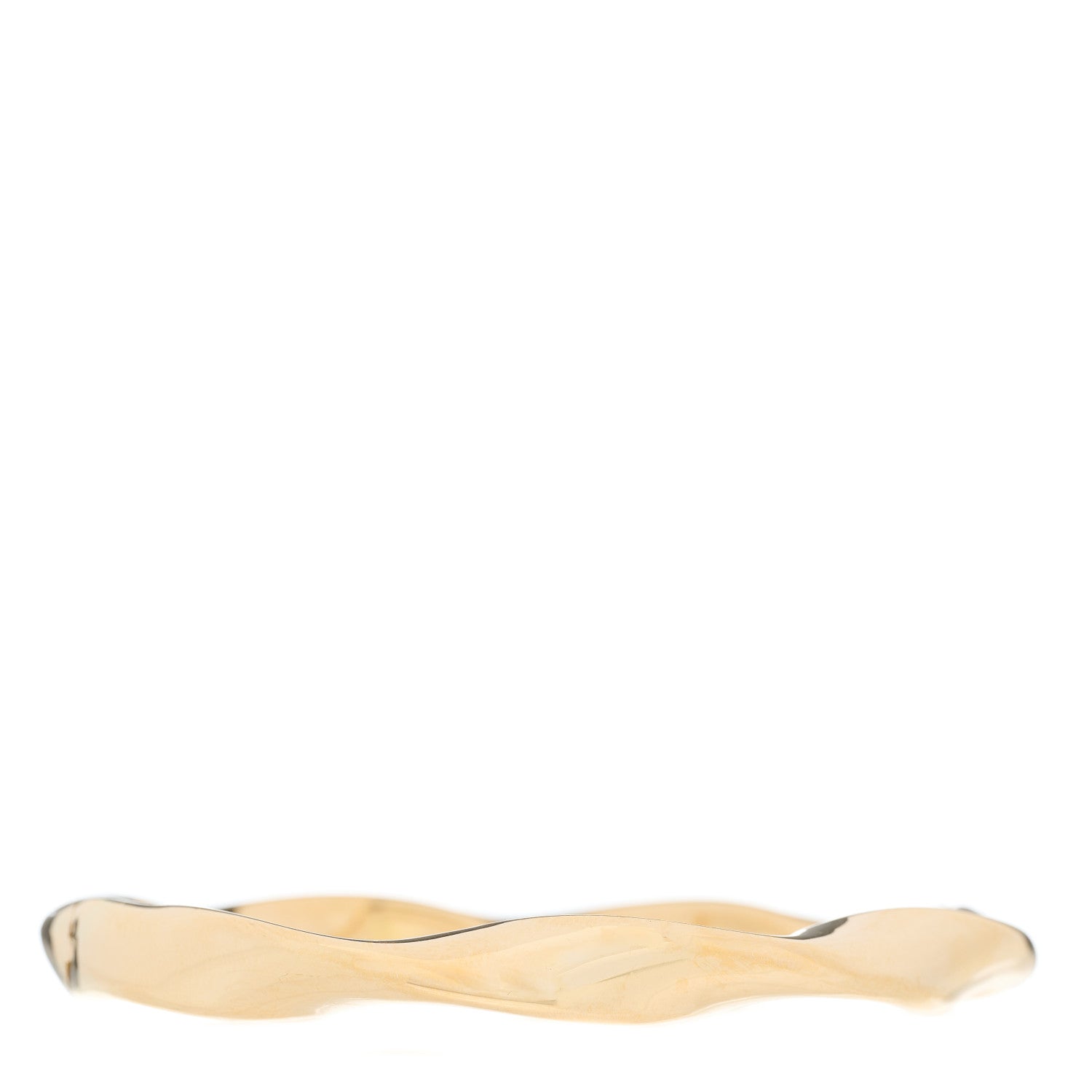 Roberto Coin 18K Yellow Gold Twisted Bangle Bracelet 1 of 5