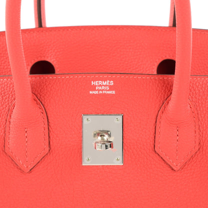 Hermes Togo Birkin 30 Rouge Pivoine 8 of 21