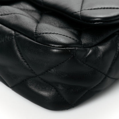 Chanel Lambskin Quilted Large CC Funky Town Flap Black 10 of 10