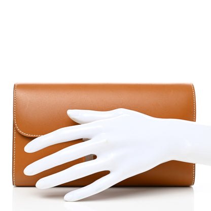 Hermes Tadelakt Constance Long Wallet Gold 2 of 12