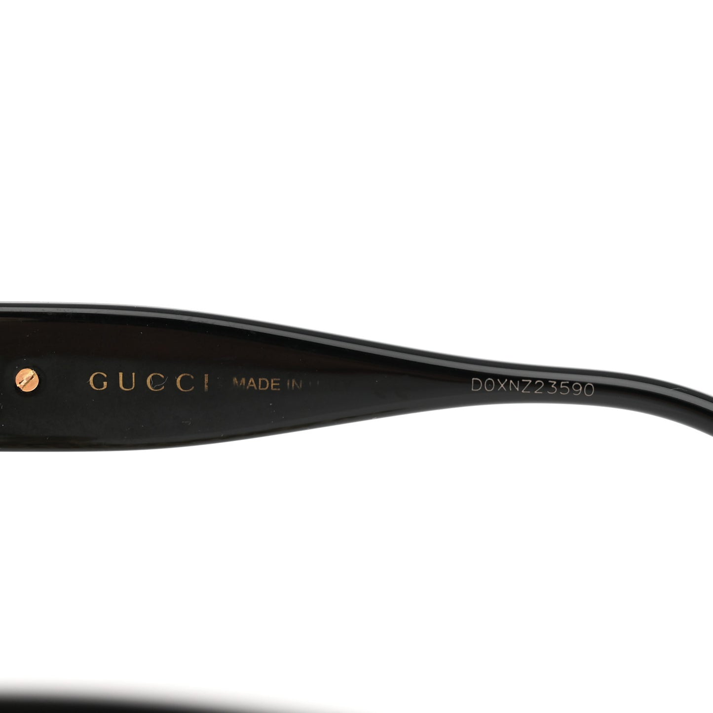 Acetate Square Frame Chain Sunglasses GG1023S Black