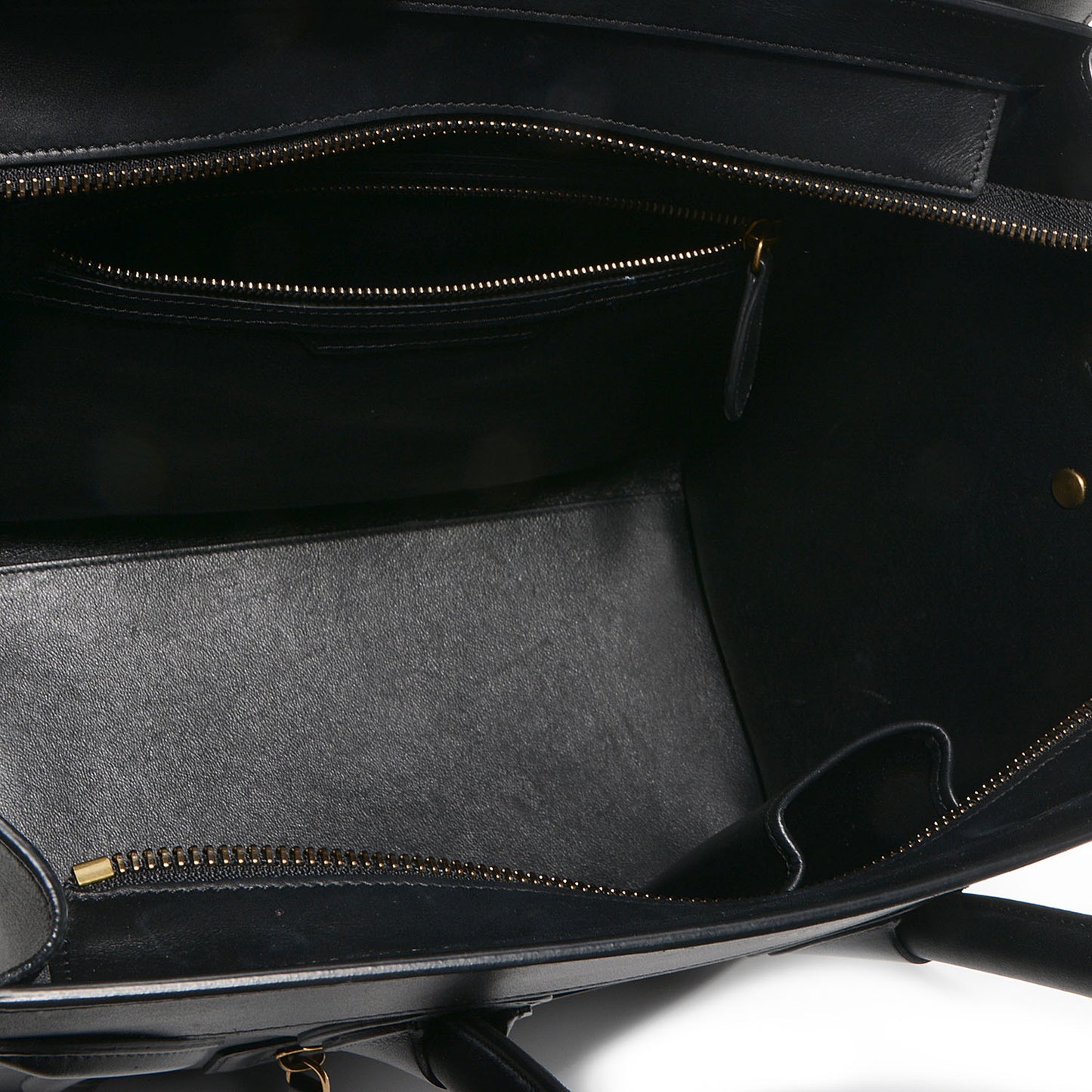 Palmelato Leather Mini Luggage Black