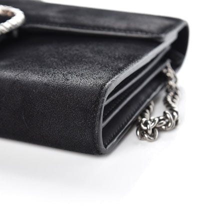 Gucci Suede Mini Dionysus Chain Wallet Black 9 of 11