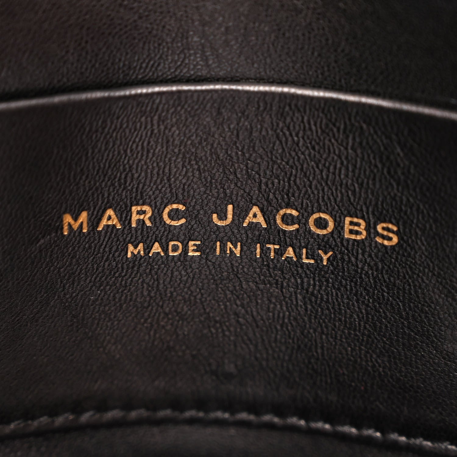 Marc Jacobs Lambskin Quilted Double Stitched The St Marc Trouble Shoulder Bag Black 6 of 11