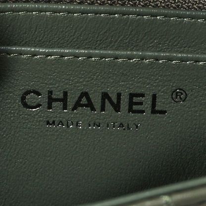 Chanel Lambskin Quilted Mini Rectangular Flap Green 6 of 9