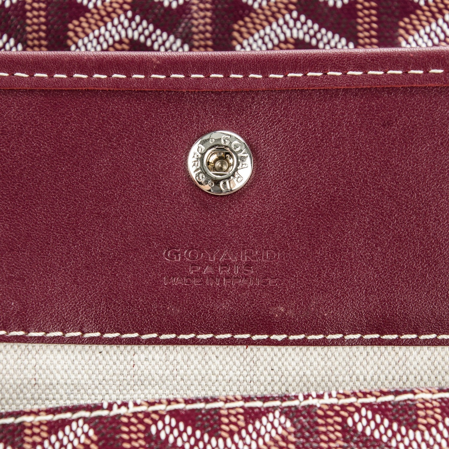 Goyard Goyardine Saint Louis GM Burgundy 13 of 14