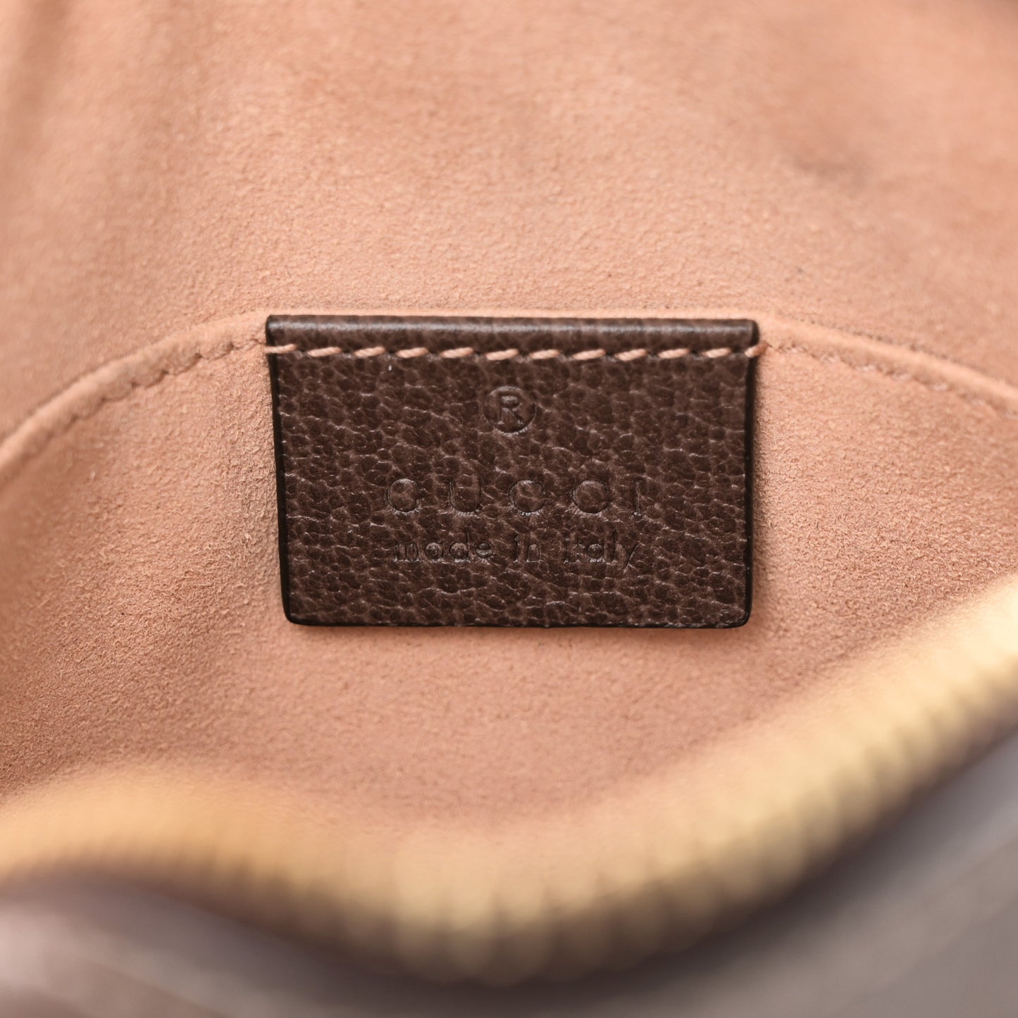 GG Supreme Monogram Web Mini Ophidia Shoulder Bag Brown