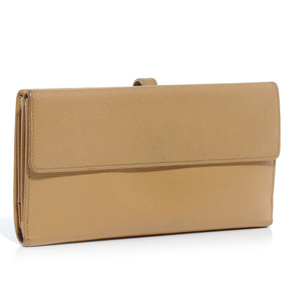 Chanel Leather Clutch Wallet Beige 3 of 7