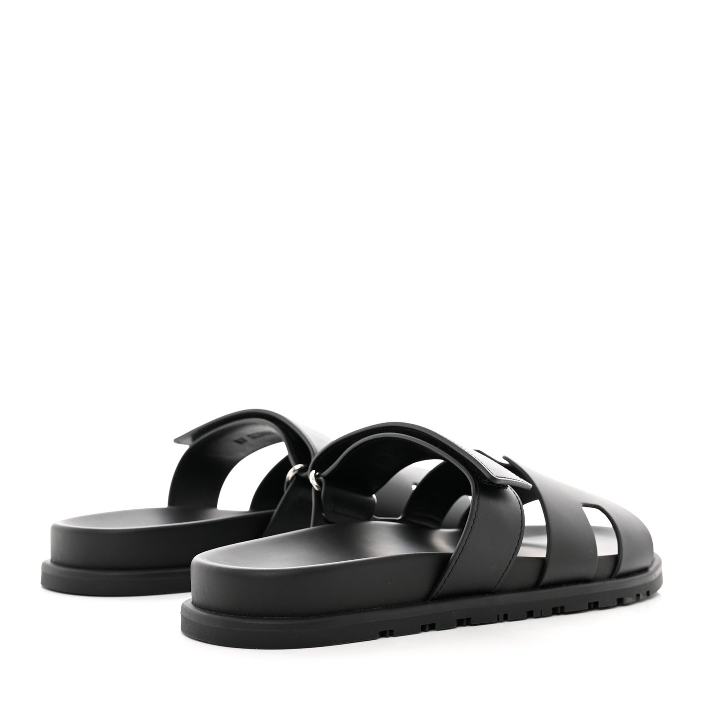 Calfskin Mens Chypre Sandals 42.5 Black