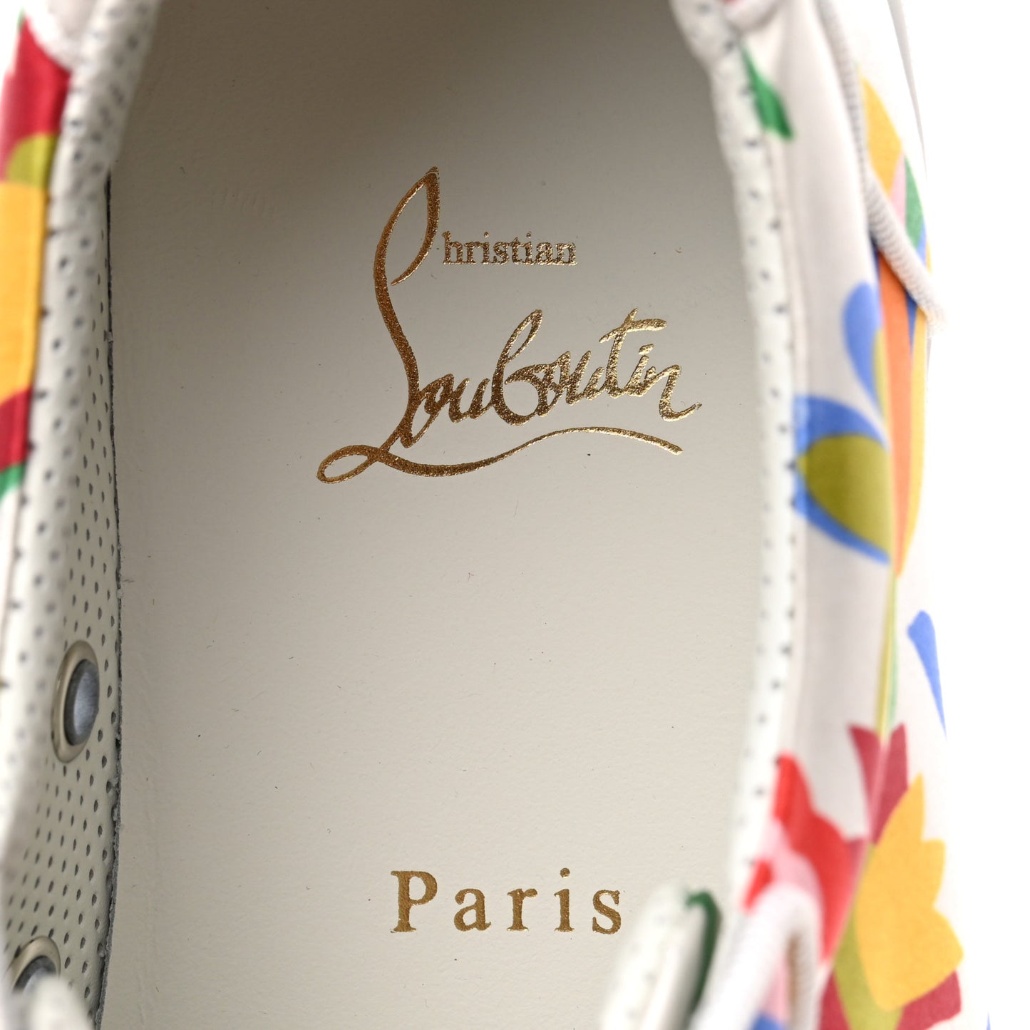 Satin Vieira Print Womens Orlato Flat Sneakers 40 White Multicolor